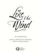 Like the Wind Concert Band sheet music cover
